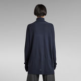 G-Star RAW® Knitted Turtleneck Sweater Loose Dark blue