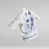 G-Star RAW® E Graphic Selvedge Hemd Weiß