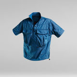 G-Star RAW® E Shanorak Shirt Short Sleeved Dark blue