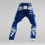 G-Star RAW® E Eggrip Artwork 3D Relaxed Jeans Dark blue