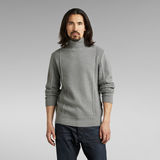 G-Star RAW® Knitted Turtleneck Sweater Structure Multi color