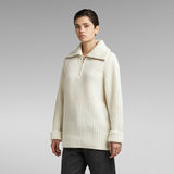 G-Star RAW® Skipper Loose Knitted Sweater White