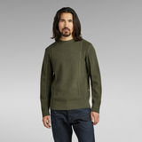 G-Star RAW® Knitted Sweater Structure Green