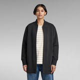 G-Star RAW® Sweater Jacket Bomber Zip Loose Black