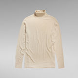 G-Star RAW® Knitted Turtleneck Sweater Loose Beige