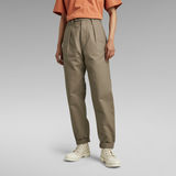 G-Star RAW® Unisex Pleated Relaxed Chino Brown