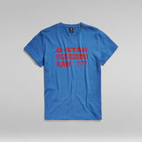 G-Star RAW® T-shirt Originals Label Bleu moyen