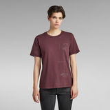 G-Star RAW® Type Face Graphic Top Purple