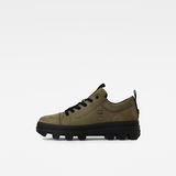 G-Star RAW® Noxer Nubuck Shoes Green side view