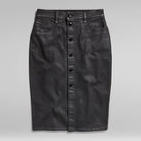 G-Star RAW® Noxer Button Pencil Skirt Grey