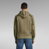 G-Star RAW® Unisex Tape Hooded Sweater Green