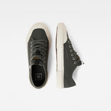 G-Star RAW® Noril Canvas Basic Sneakers Green both shoes
