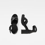 G-Star RAW® Kylin Leather Sandals Black both shoes