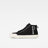 G-Star RAW® Noril Mid Canvas Logo Sneakers Black side view