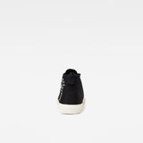 G-Star RAW® Noril Mid Canvas Logo Sneakers Black back view