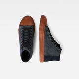 G-Star RAW® Meefic Mid Denim Sneakers Dark blue both shoes