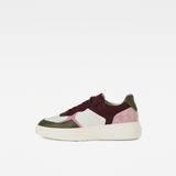 G-Star RAW® Lash Tumbled Leather Blocked Sneakers Mehrfarbig side view