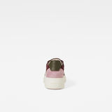 G-Star RAW® Lash Tumbled Leather Blocked Sneakers Mehrfarbig back view