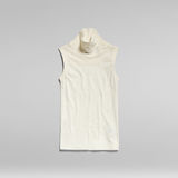 G-Star RAW® Fabric Mix Funnel Tank Top White