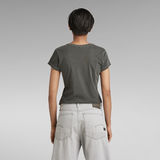 G-Star RAW® Camiseta Eyben Slim V-Neck Gris