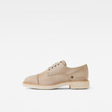 G-Star RAW® Chaussures Vacum II Washed Leather Beige side view