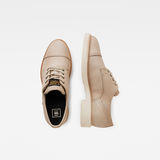 G-Star RAW® Chaussures Vacum II Washed Leather Beige both shoes