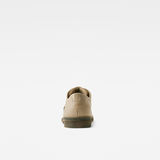 G-Star RAW® Zapatos Vacum II Washed Leather Beige back view