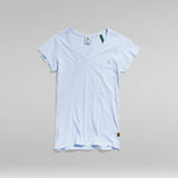 G-Star RAW® Camiseta Eyben Slim V-Neck Azul claro