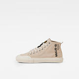G-Star RAW® Noril Mid Canvas Logo Sneakers Beige side view