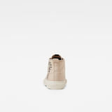 G-Star RAW® Noril Mid Canvas Logo Sneakers Beige back view