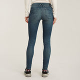 G-Star RAW® Lynn Mid Waist Skinny Jeans Midden blauw