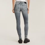 G-Star RAW® Lynn Mid Waist Skinny Jeans Grijs