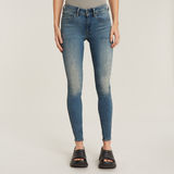 G-Star RAW® Midge Zip Mid Skinny Jeans Midden blauw