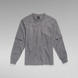 G-Star RAW® Unisex Boxy Double T-Shirt Grey