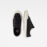 G-Star RAW® Noril Canvas Basic Sneakers Zwart both shoes