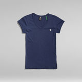 G-Star RAW® Camiseta Eyben Slim V-Neck Azul oscuro