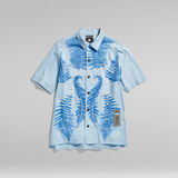 G-Star RAW® Hawaii Commando Shirt Lichtblauw