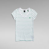 G-Star RAW® Eyben Stripe Slim V-Neck T-Shirt Mehrfarbig