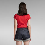 G-Star RAW® Haut Eyben Slim V-Neck Rouge