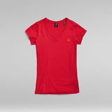 G-Star RAW® Eyben Slim V-Neck  T-Shirt Red