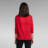G-Star RAW® Pull Core Round Neck Knitted Rouge