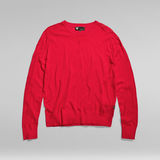 G-Star RAW® Core Round Neck Knitted Pullover Rot