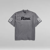 G-Star RAW® 5XL RAW. Tight Mock V-Neck T-Shirt Grey