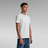 G-Star RAW® Applique Multi Technique T-Shirt Grau