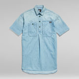 G-Star RAW® Premium Denim Shirt Dress Light blue