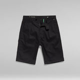 G-Star RAW® Pleated Chinoshorts Schwarz