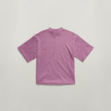 G-Star RAW® Mock Neck Loose T-Shirt Purple