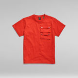 G-Star RAW® Double Pocket Utility Loose T-Shirt Red