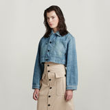 G-Star RAW® Cropped Denim Jacket Medium blue