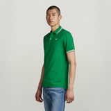 G-Star RAW® Dunda Slim Stripe Poloshirt Grün
